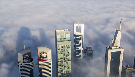 Rūke paskendęs Dubajus 