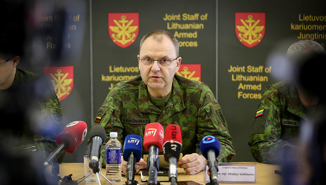 Lietuvos kariuomenės Jungtinio štabo viršininkas generolas majoras Vitalijus Vaikšnoras