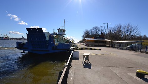 Krantinė Smiltynėje, kur &scaron;vartuojasi keltai, sulauks remonto.