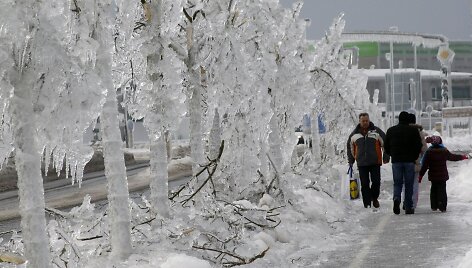 Slovėnija &ndash; ledo gniaužtuose.