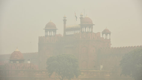 Naujajame Delyje dėl smogo savaitei uždaromos mokyklos