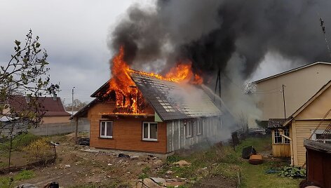 Gaisras Panevėžyje