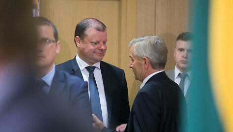 Saulius Skvernelis ir Viktoras Pranckietis