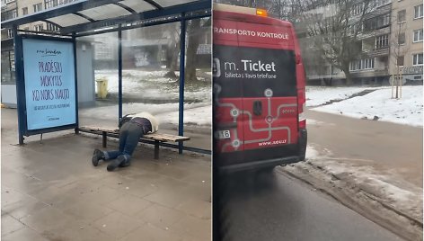 Viešojo transporto keleivio užfiksuotas įvykis