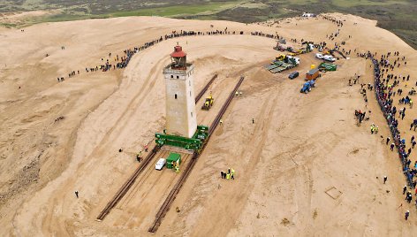 Rubjerg Knude švyturys Danijoje