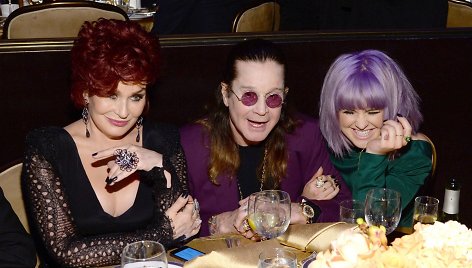 Sharon ir Ozzy Osbourne'ai su dukra Kelly Osbourne