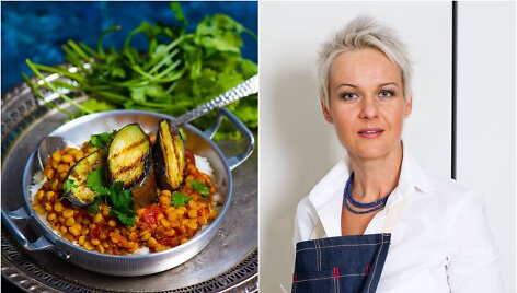 Nida Degutienė ir jos virtas geltonųjų žirnelių karis