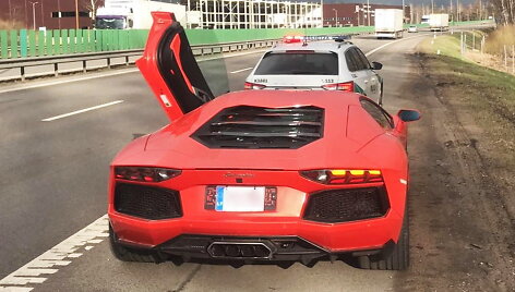 Sulaikytas bėglio &bdquo;Lamborghini&ldquo;