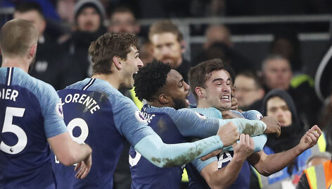 Harry Winksas i&scaron;plė&scaron;ė &bdquo;Tottenham&ldquo; ekipai pergalę