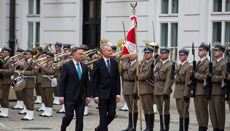 Gitanas Nausėda ir Andrzejus Duda