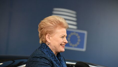 Dalia Grybauskaitė Briuselyje