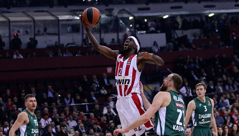 Eurolygos rungtynėse Pirėjuje &bdquo;Žalgiris&ldquo; įveikė &bdquo;Olympiakos&ldquo; 72:68.