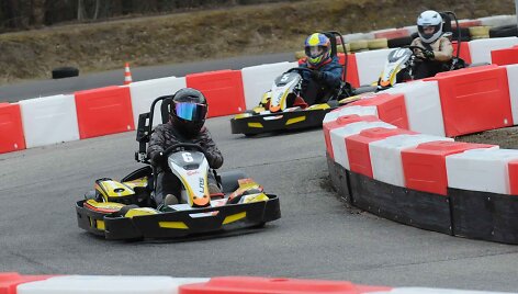 Naujieji kartingai Plytinės kartodrome