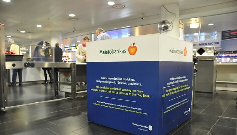 &bdquo;Maisto bankas&ldquo; Vilniaus oro uoste