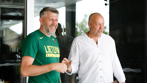 Darius Maskoliūnas ir Rimas Kurtinaitis