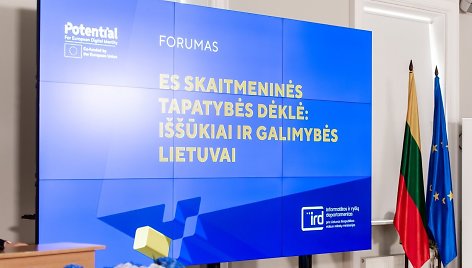  „ES skaitmeninės tapatybės dėklė: iššūkiai ir galimybės Lietuvai“