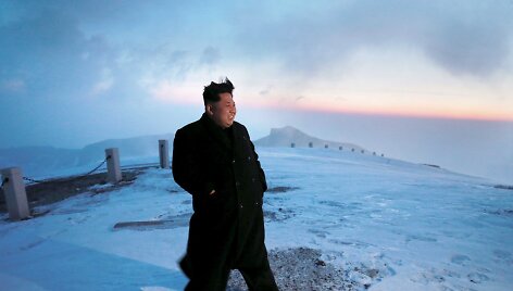 &Scaron;iaurės Korėjos lyderis Kim Jong Unas