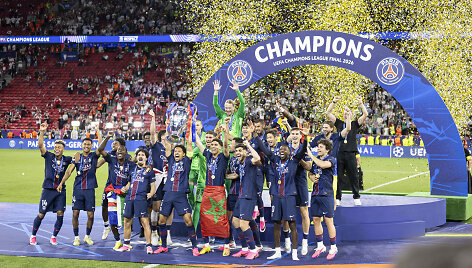 Čempionų lygos nugalėtojų taurė &ndash; vėl PSG rankose 