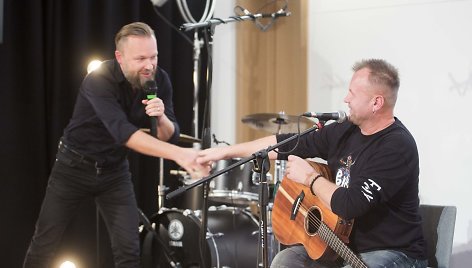 Pokalbių šou „BIX istorija per muziką“ akimirka