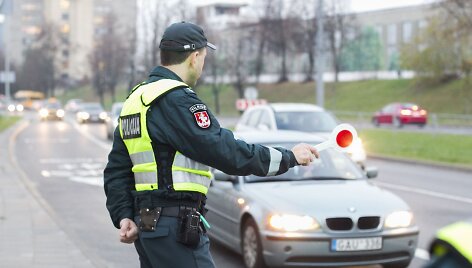 Policijos akcija Vilniuje