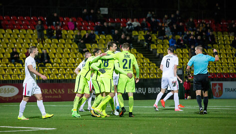 A lygos futbolo rungtynės: &bdquo;Trakai&ldquo; &ndash; Marijampolės &bdquo;Sūduva&ldquo;