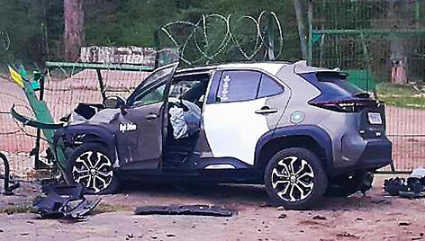 &bdquo;Bolt&ldquo; automobilis pasienyje su Baltarusija