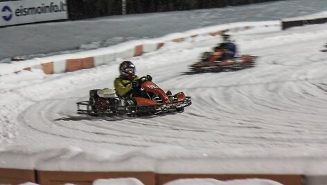 Žurnalistų kartingo varžybos Plytinės kartodrome