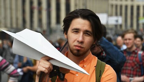 Maskvoje į protestą už interneto laisvę susirinko tūkstančiai žmonių