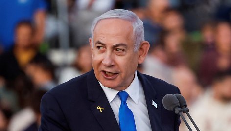 Izraelio ministras pirmininkas Benjaminas Netanyahu / Amir Cohen / REUTERS