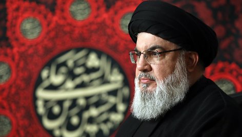 „Hezbollah“ grupuotės vadas Hassanas Nasrallah