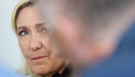 Prancūzijos dešiniųjų lyderė Marine Le Pen