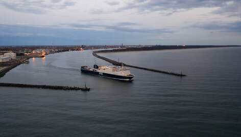 Naujasis keltas &bdquo;Sirena Seaways&ldquo; DFDS klientus plukdys į &Scaron;vediją.