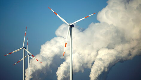 &Scaron;iluminė elektrinė ir vėjo jėgainės Vokietijoje
