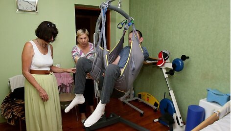 Airidas Grinys su &scaron;eima