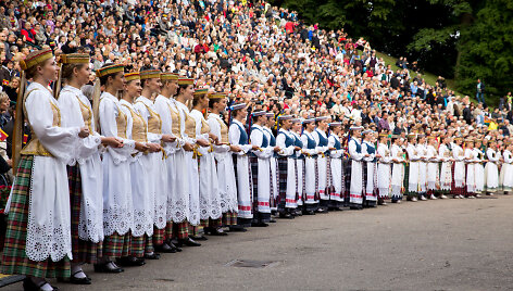 Dainų &scaron;ventės atidarymas Kaune