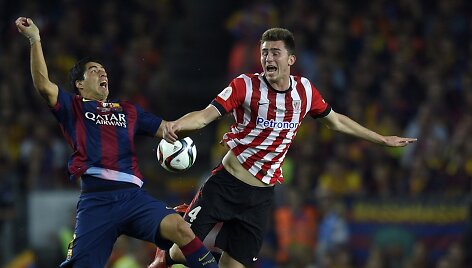 Luisas Suarezas ir Aymericas Laporte