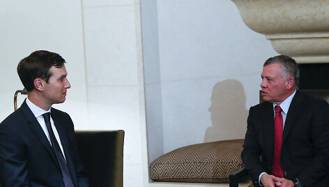 Jaredas Kushneris ir Jordanijos karalius Abdullah II