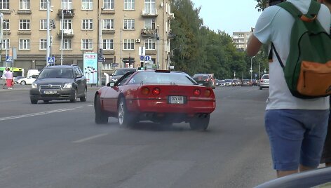 &bdquo;Chevrolet Corvette&ldquo; avarija Vilniuje ir jos pasekmės