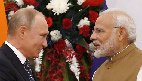 Vladimiras Putinas ir Narendra Modi
