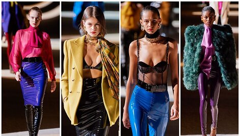 &bdquo;Saint Laurent&ldquo; kolekcijos modeliai