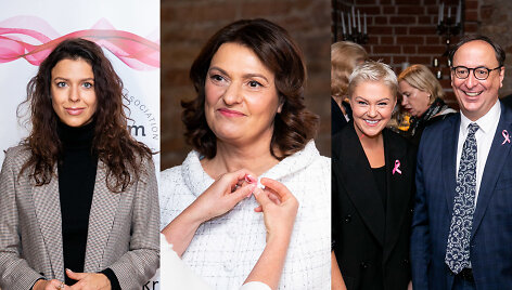 Dileta Me&scaron;kaitė-Kisielienė, Diana Nausėdienė, Agnė Grigaliūnienė ir Robertas S.Gilchristas