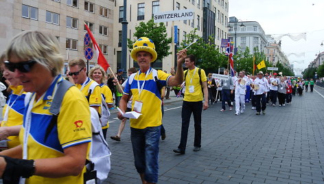 Europos žmonių su persodintais organais sporto žaidynių atidarymo ceremonija Vilniuje