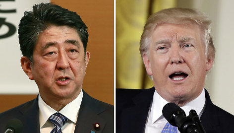 Shinzo Abe ir Donaldas Trumpas