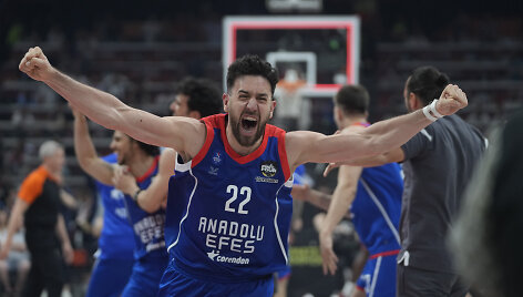 &bdquo;Stambulo &bdquo;Anadolu Efes&ldquo; klubo triumfas Eurolygoje&ldquo; 