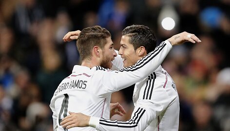 Sergio Ramosas ir Cristiano Ronaldo