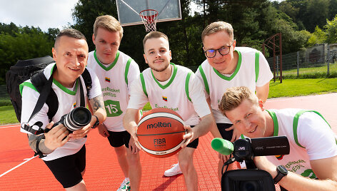  &bdquo;EuroBasket 2025&ldquo; sporto komandos fotosesija