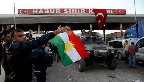 Irako kurdų kovotojai Turkijoje