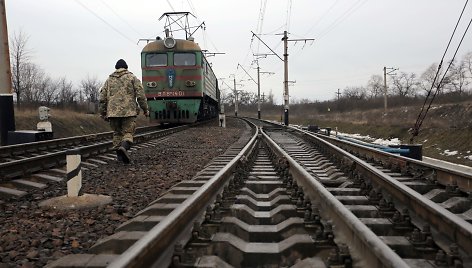 Geležinkelio keliai į užimtą Donbasą užblokuoti