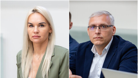 Eglė Andriu&scaron;kienė ir Paulius Keras