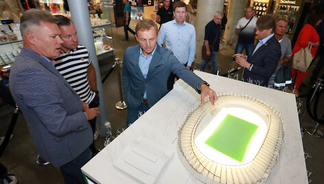 Pristatytas S.Dariaus ir S.Girėno stadiono rekonstrukcijos projektas